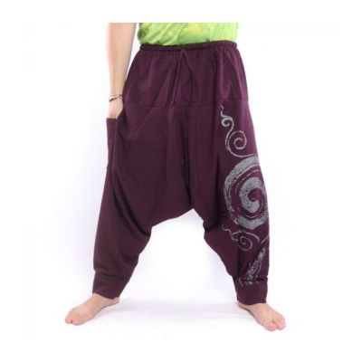 Aladinhose große Spirale handbemalt