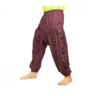 ॐ Aladinhose mit Sanskrit Symbolen Baumwoll-Mischung