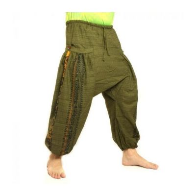 ॐ Aladinhose mit Sanskrit Symbolen Baumwoll-Mischung