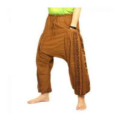 ॐ Aladinhose mit Sanskrit Symbolen Baumwoll-Mischung