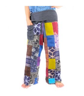 Thai fisherman pants patchwork size L