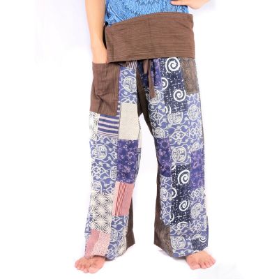 Thai Fischerhose Patchwork Größe L
