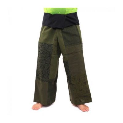Thai fisherman pants patchwork size L