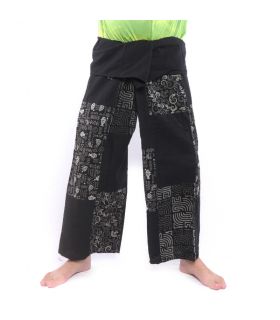 Thai Fischerhose Patchwork Größe L
