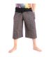 Short Thai fishing pants hand painted "Candle Writing