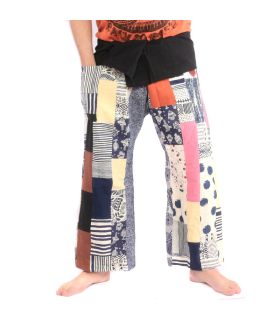 Thai Fischerhose Patchwork Größe L