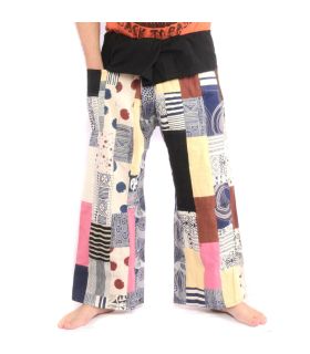 Thai Fischerhose Patchwork Größe L