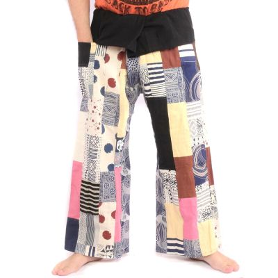 Thai Fischerhose Patchwork Größe L