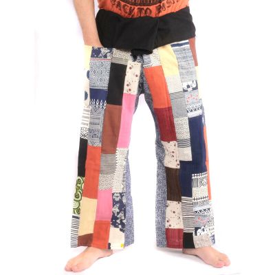 Thai Fischerhose Patchwork Größe L