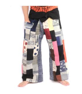 Thai Fischerhose Patchwork Größe L