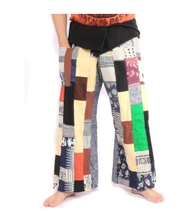 Thai Fischerhose Patchwork Größe L