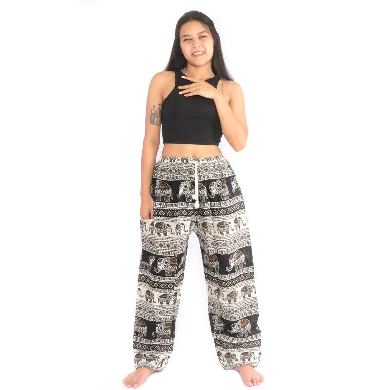 Pantalon Thai Jogger éléphant