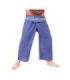 Thai Fischerhose mit Muster Borte - Baumwolle