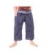 Thai Fischerhose mit Muster Borte - Baumwolle
