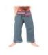 Thai Fischerhose mit Muster Borte - Baumwolle