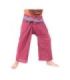 Thai Fischerhose mit Muster Borte - Baumwolle