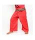 Thai Fischerhose mit Muster Borte - Baumwolle