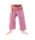 Thai Fischerhose mit Muster Borte - Baumwolle