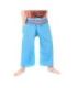 Thai Fischerhose mit Muster Borte - Baumwolle