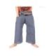 Thai Fischerhose mit Muster Borte - Baumwolle
