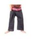 Thai Fischerhose mit Muster Borte - Baumwolle