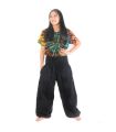 pantalon de harem coupe haute noir