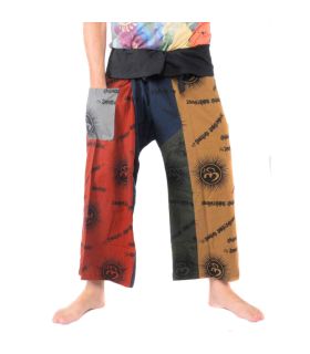 Thai fisherman pants Om Goa - cotton size L