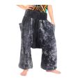 Sarouel japonais Sarouel "Stonewashed" - confortable, tendance et combinable de multiples façons en taille unique.