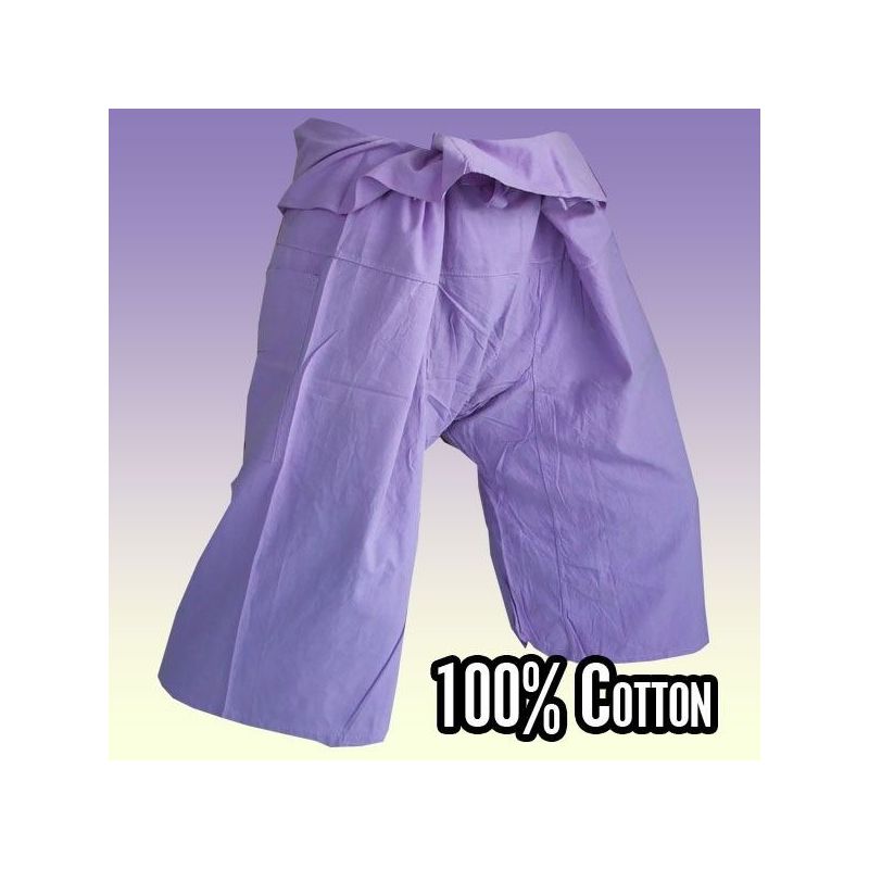 Coole Thai Fischerhose in Capri Länge in vielen Farben aus Baumwolle