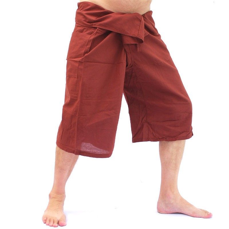 Coole Thai Fischerhose in Capri Länge in vielen Farben aus Baumwolle