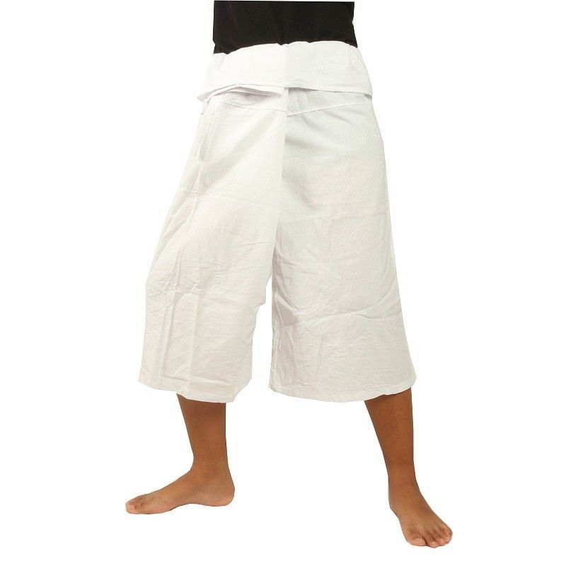Coole Thai Fischerhose in Capri Länge in vielen Farben aus Baumwolle