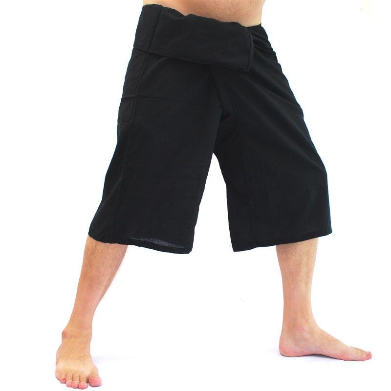 Coole Thai Fischerhose in Capri Länge in vielen Farben aus Baumwolle