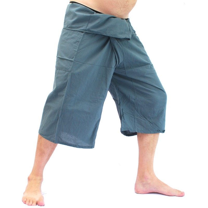 Coole Thai Fischerhose in Capri Länge in vielen Farben aus Baumwolle