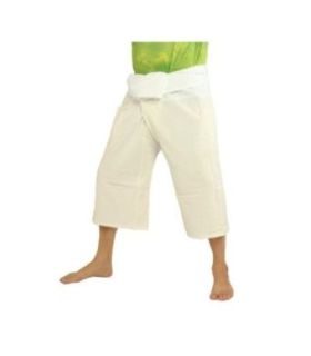 3/5 Thai Fischerhose  - zweifarbig - Baumwolle