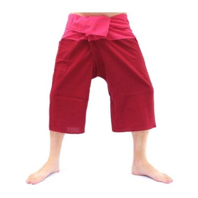3/5 Thai Fischerhose  - zweifarbig - Baumwolle