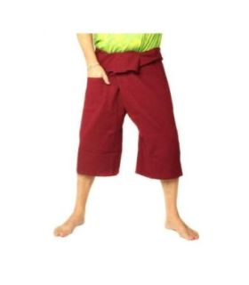 Kurze Thai Fischerhose  schwere Baumwolle