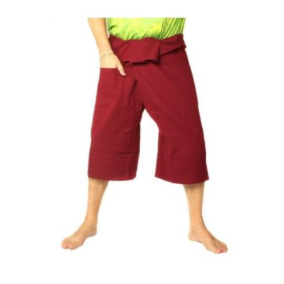 Short Thai fishing pants heavy cotton