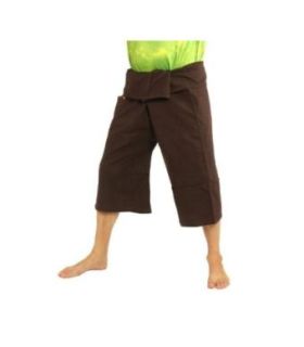 Kurze Thai Fischerhose  schwere Baumwolle
