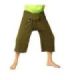 Kurze Thai Fischerhose  schwere Baumwolle
