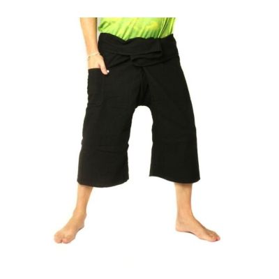 Short Thai fishing pants heavy cotton