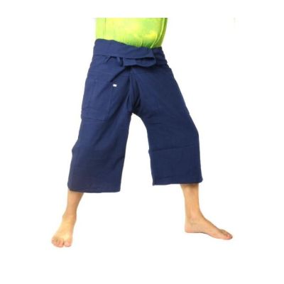 Short Thai fishing pants heavy cotton