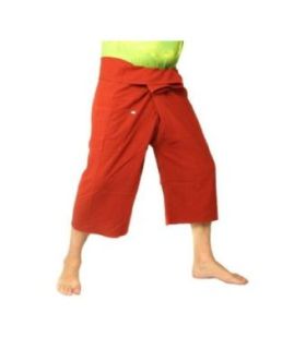 Kurze Thai Fischerhose  schwere Baumwolle