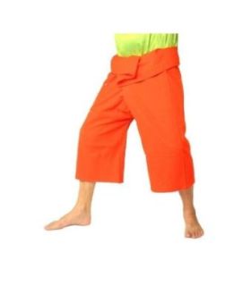 Kurze Thai Fischerhose  schwere Baumwolle
