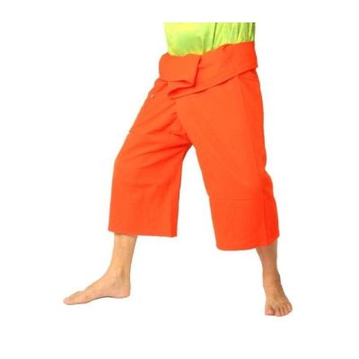 Short Thai fishing pants heavy cotton