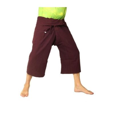Short Thai fishing pants heavy cotton