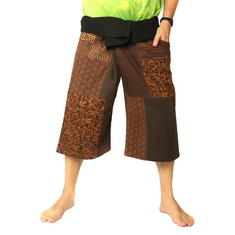 Thai Fisherman Short Patchwork Shorts