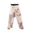 Pantalon de pêcheur thaïlandais en patchwork taille M