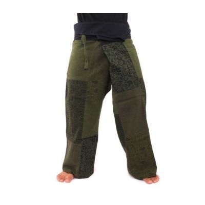Thai fisherman pants patchwork size M