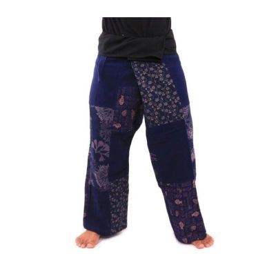 Thai fisherman pants patchwork size M