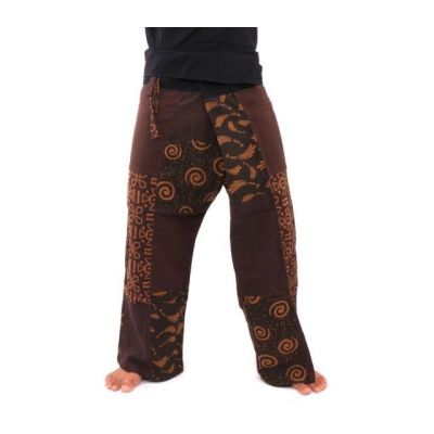 Thai fisherman pants patchwork size M